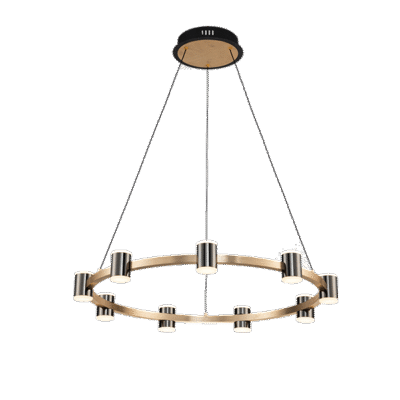 AXEL LED LUSTER 72W 3000K CRNA/ZLATNA   AXEL LED LUSTER 72W 3000K CRNA/ZLATNA